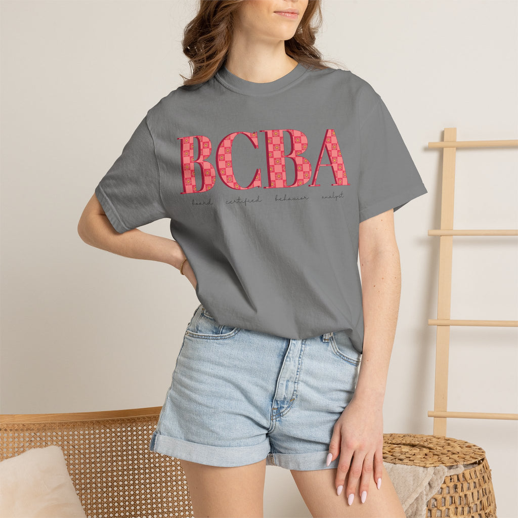BCBA Flower Check | Comfort Colors