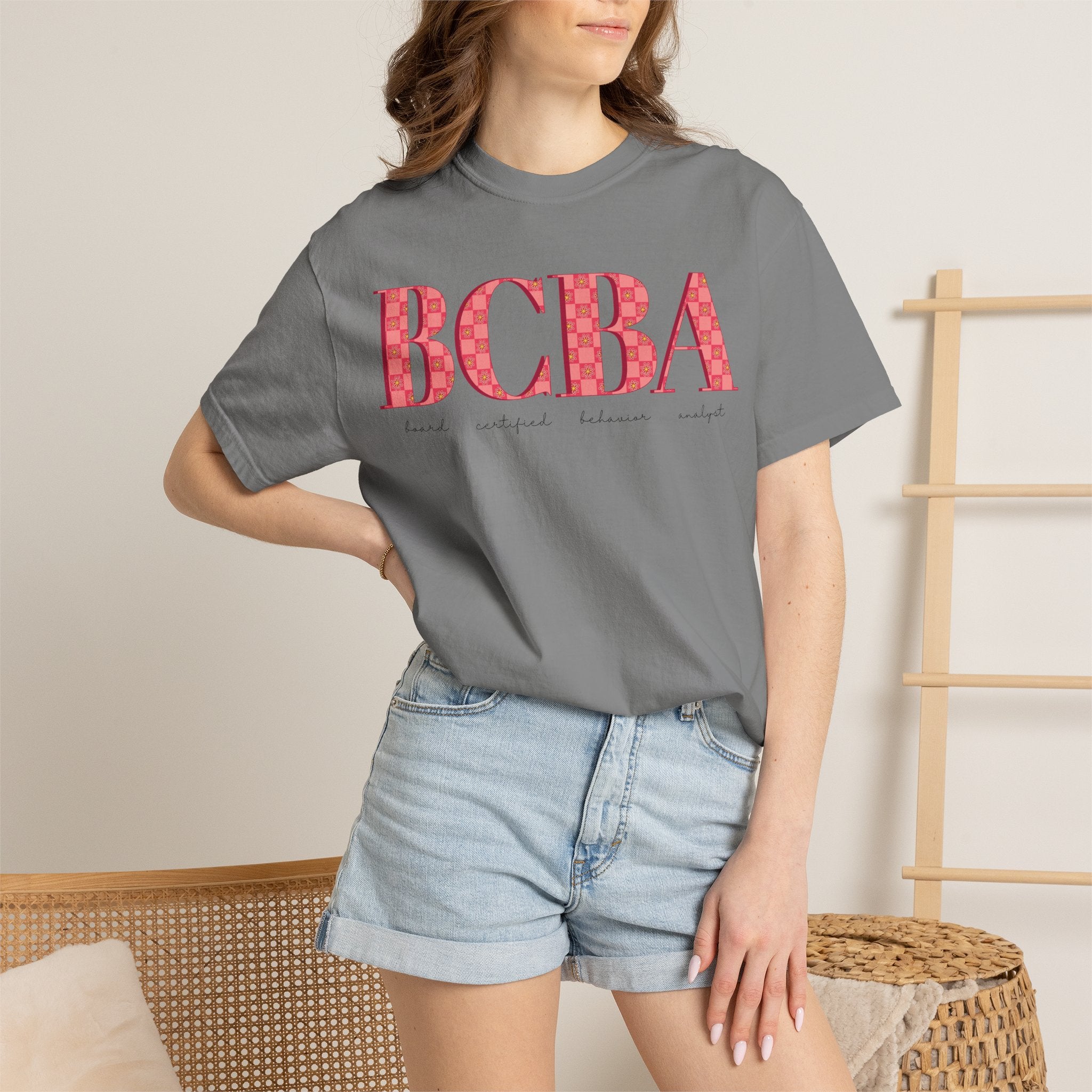 BCBA Flower Check | Comfort Colors