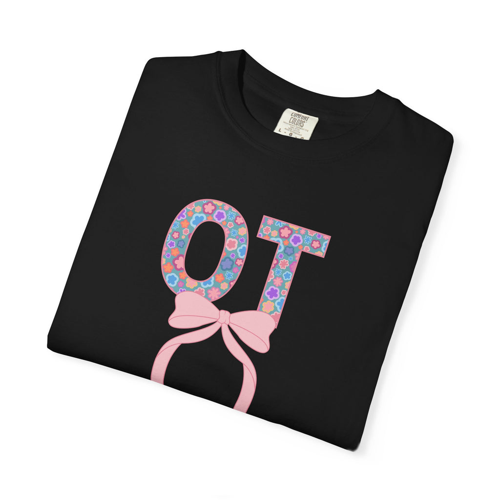 OT | Occupational Therapy | T-Shirt | Doodle Flowers | Comfort Colors