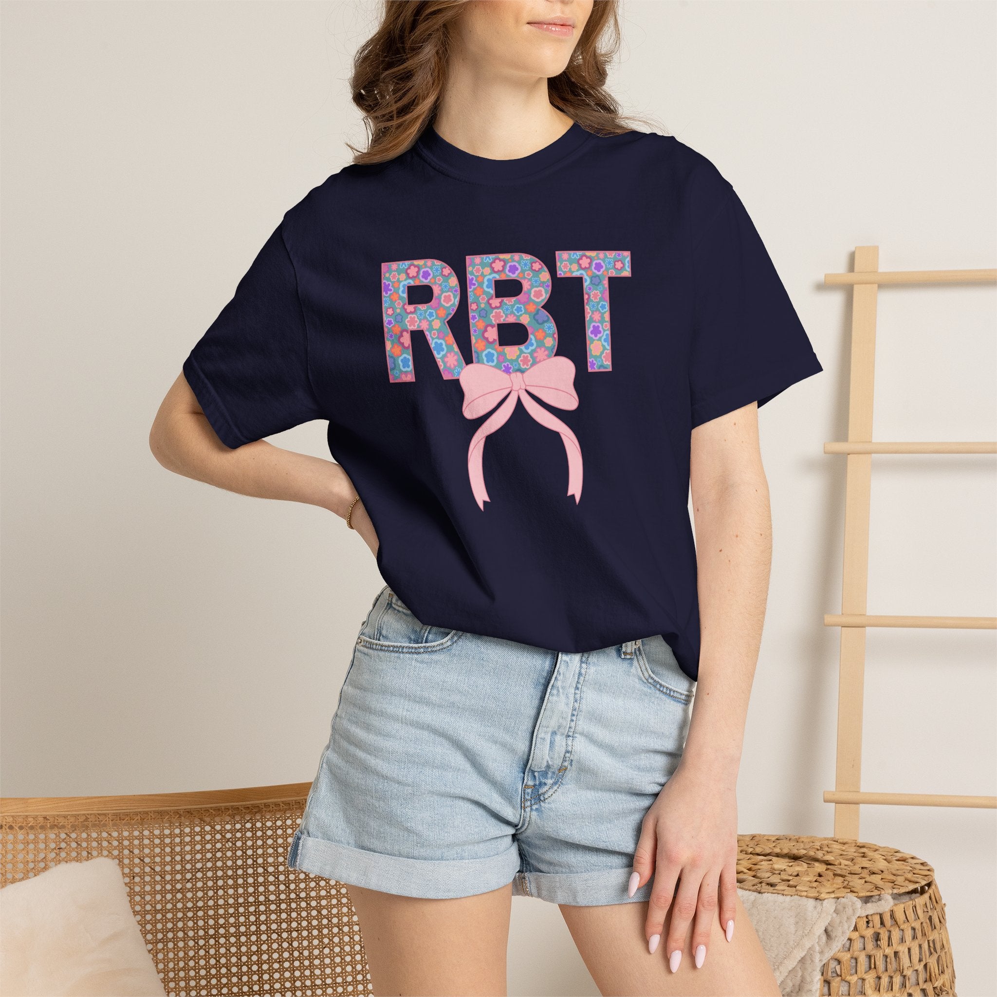 RBT | Registered Behavior Technician | T-Shirt | Doodle Flowers | Comfort Colors