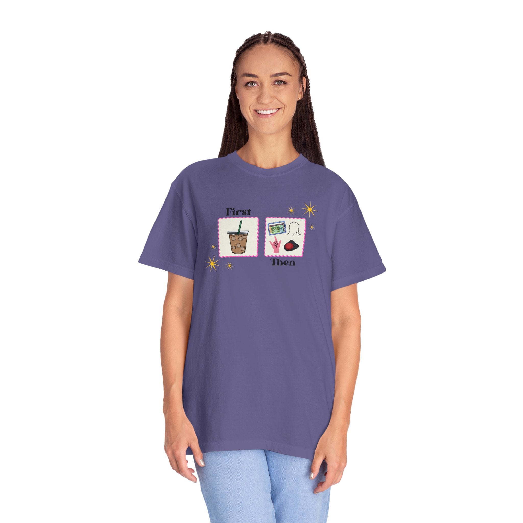 First Coffee Then Speech Therapy | SLP | T Shirt