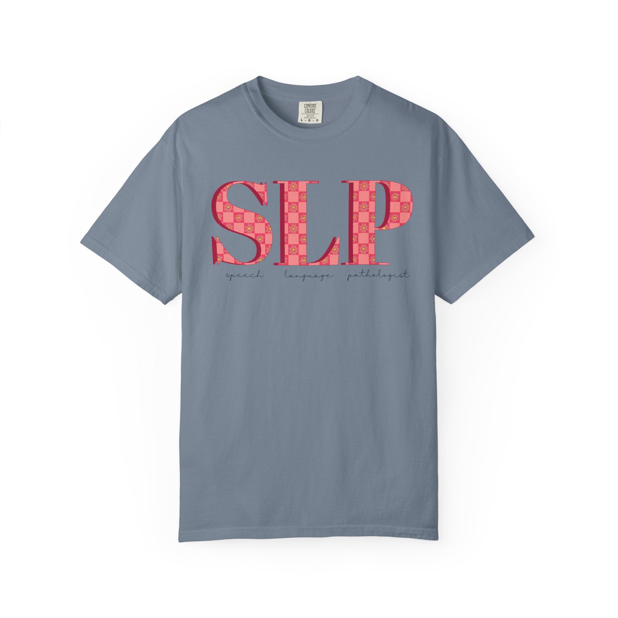 SLP Flower Check | Comfort Colors