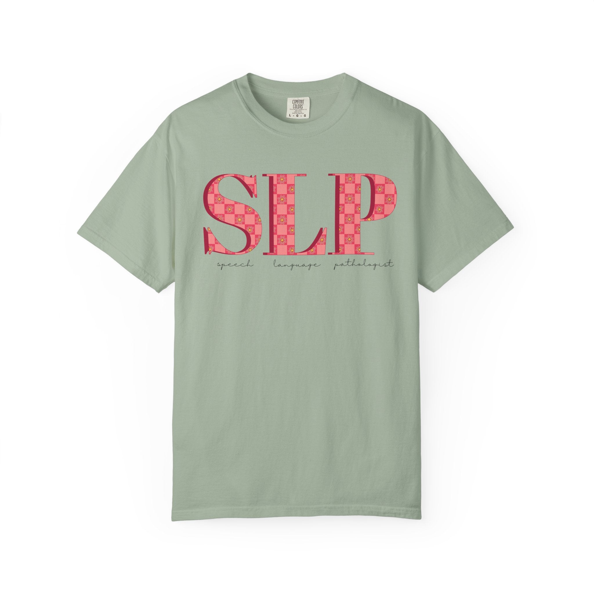 SLP Flower Check | Comfort Colors