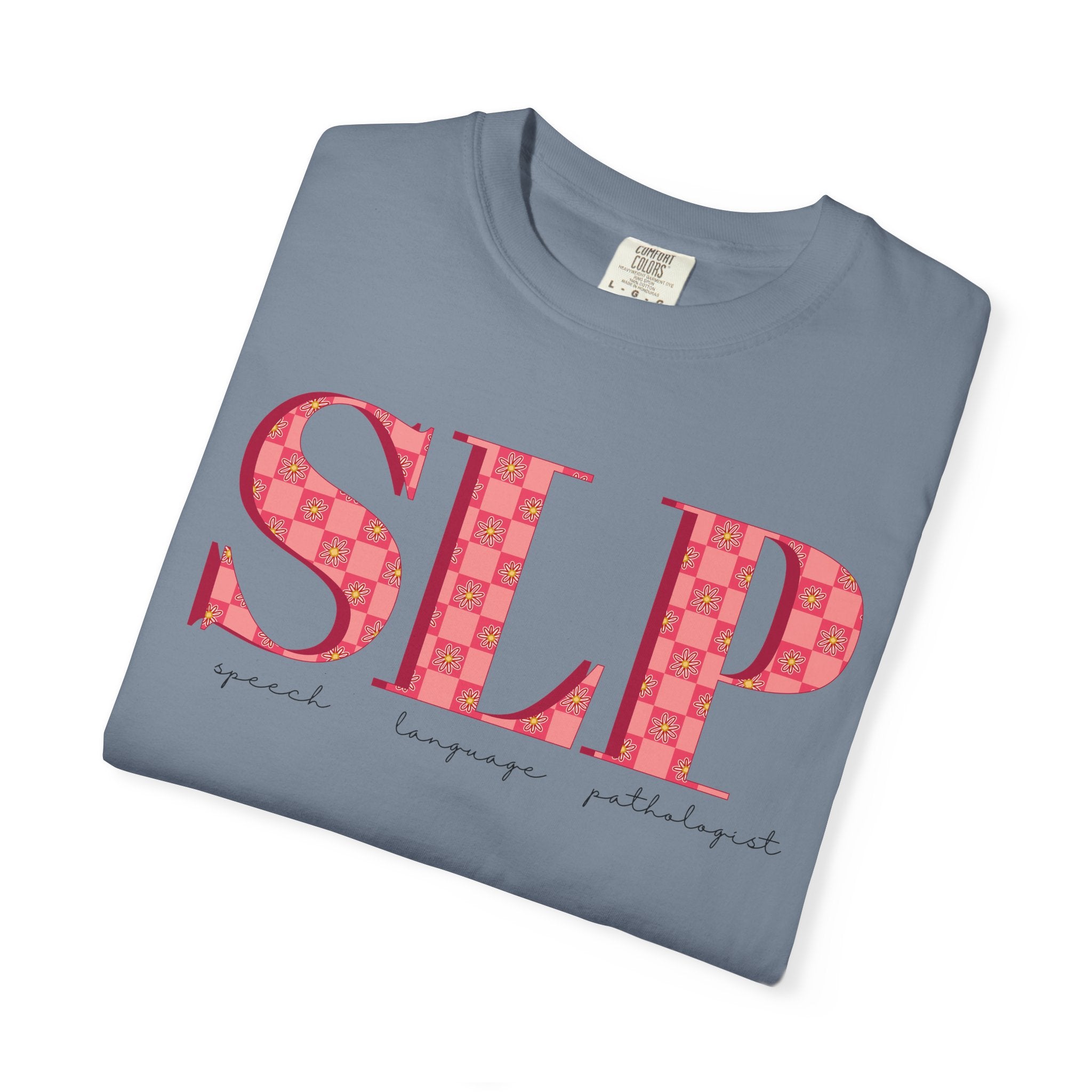 SLP Flower Check | Comfort Colors