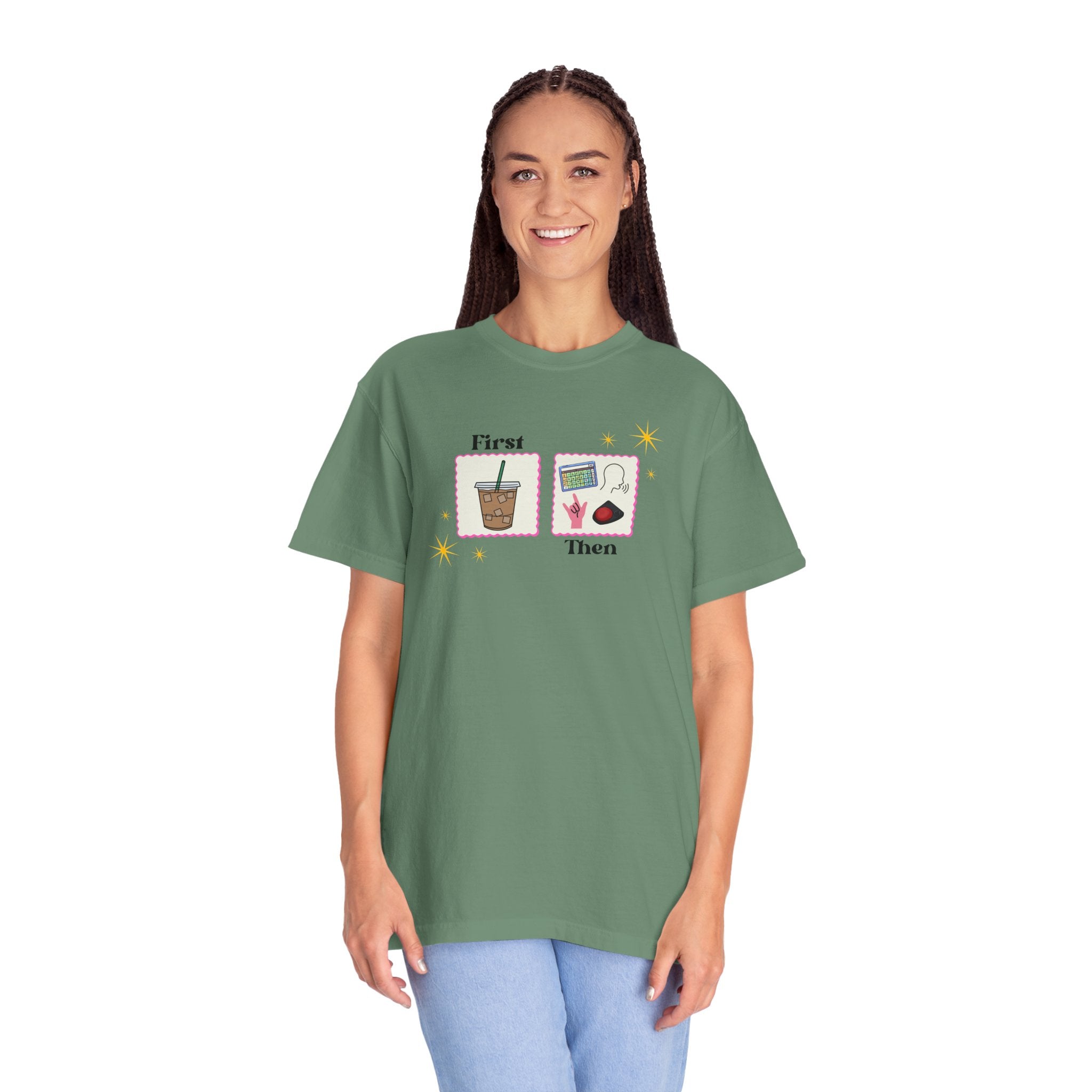 First Coffee Then Speech Therapy | SLP | T Shirt