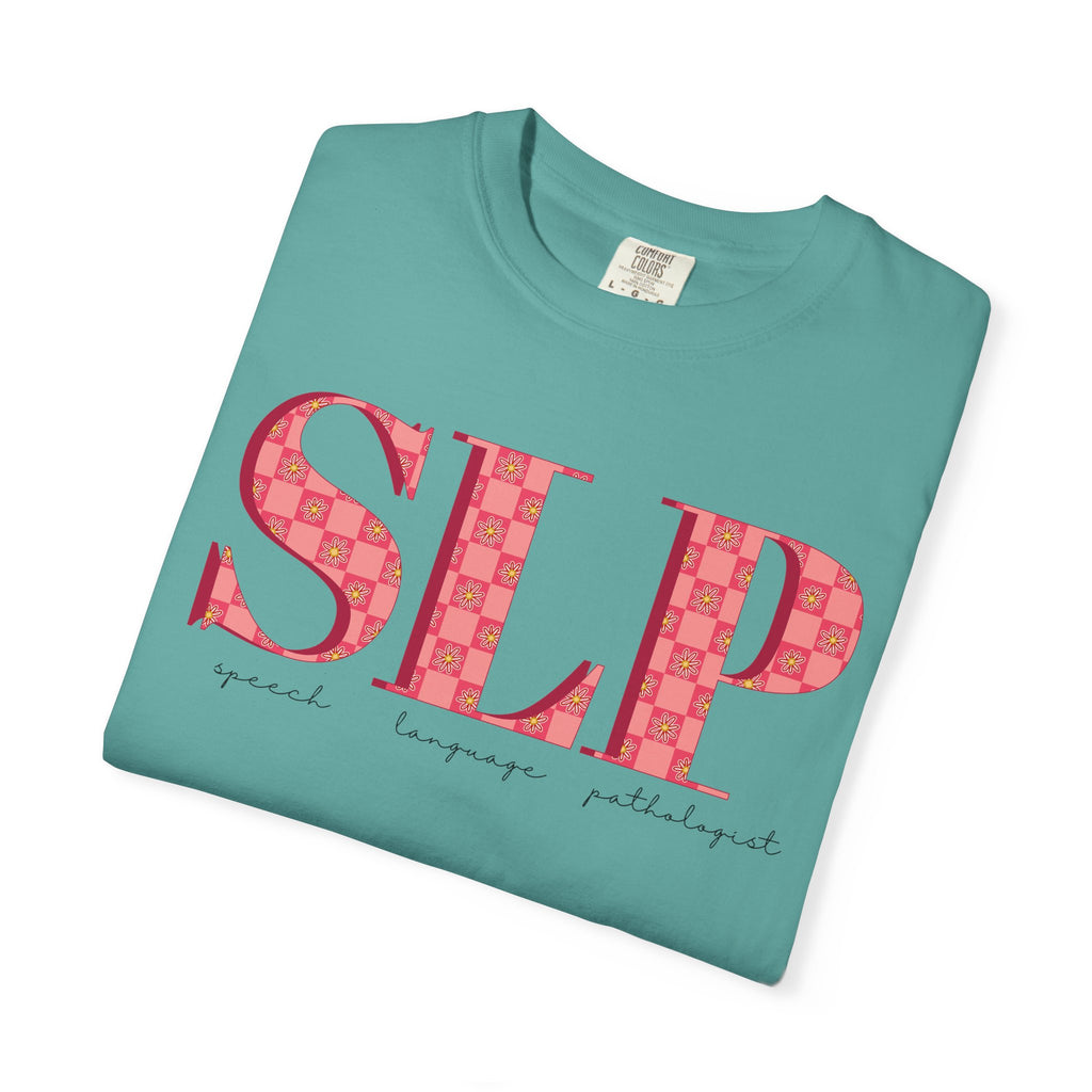 SLP Flower Check | Comfort Colors