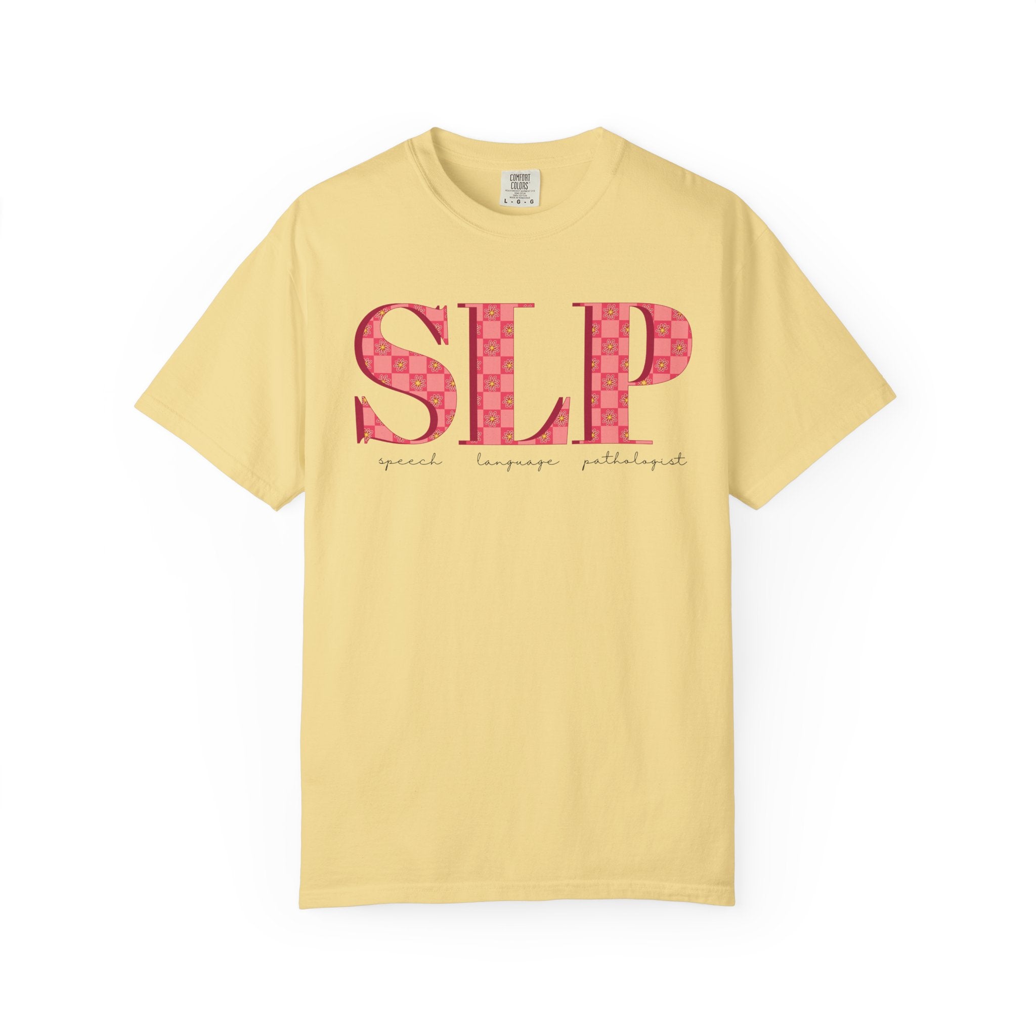SLP Flower Check | Comfort Colors