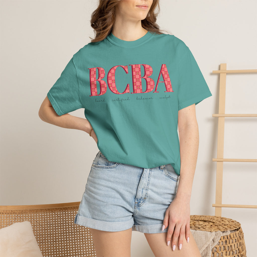 BCBA Flower Check | Comfort Colors