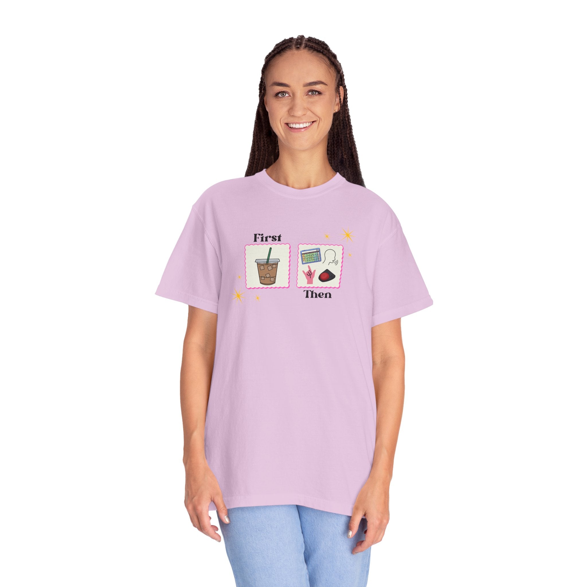 First Coffee Then Speech Therapy | SLP | T Shirt