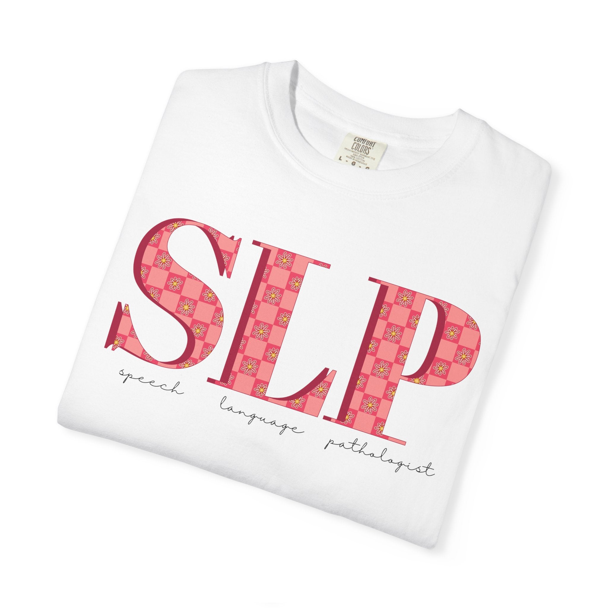 SLP Flower Check | Comfort Colors
