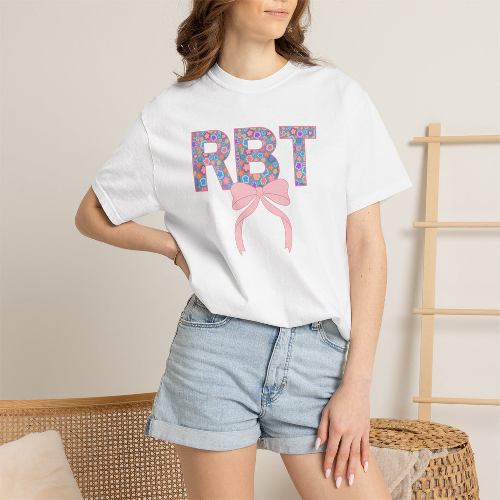 RBT | Registered Behavior Technician | T-Shirt | Doodle Flowers | Comfort Colors