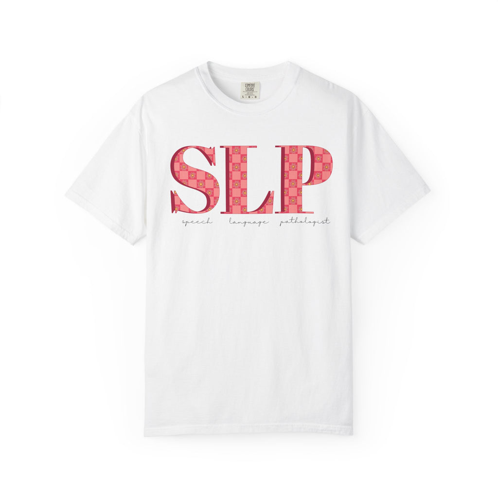 SLP Flower Check | Comfort Colors