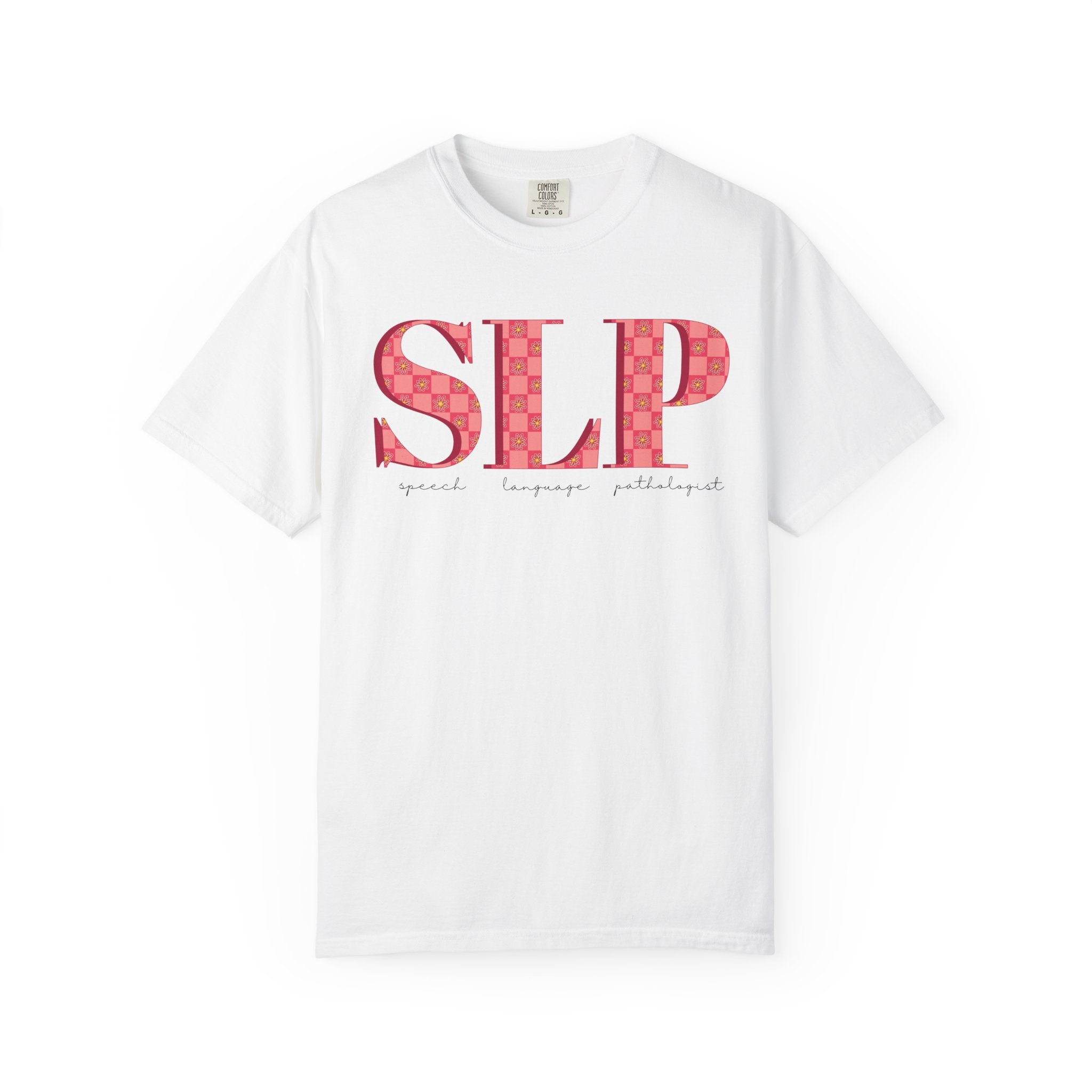 SLP Flower Check | Comfort Colors