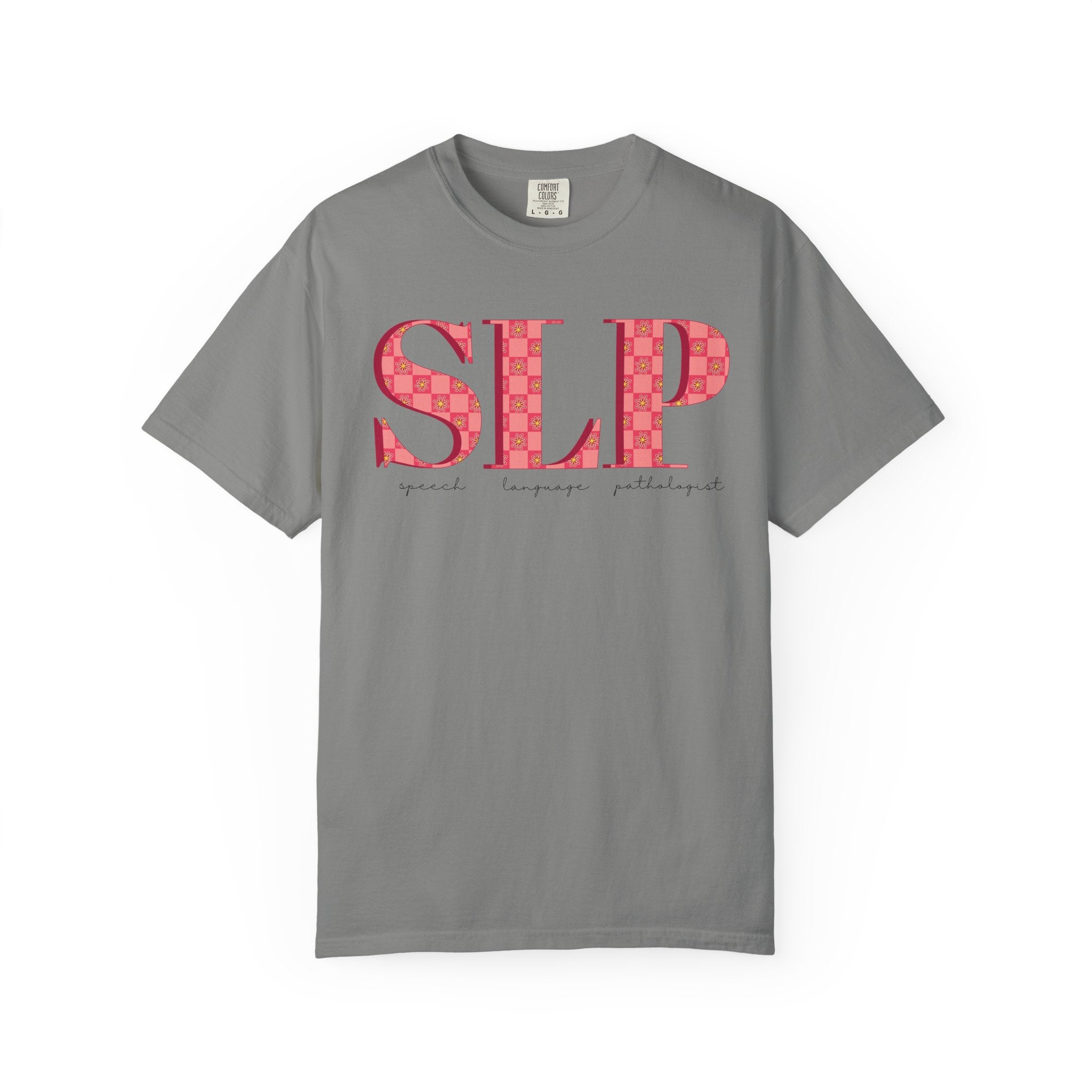 SLP Flower Check | Comfort Colors