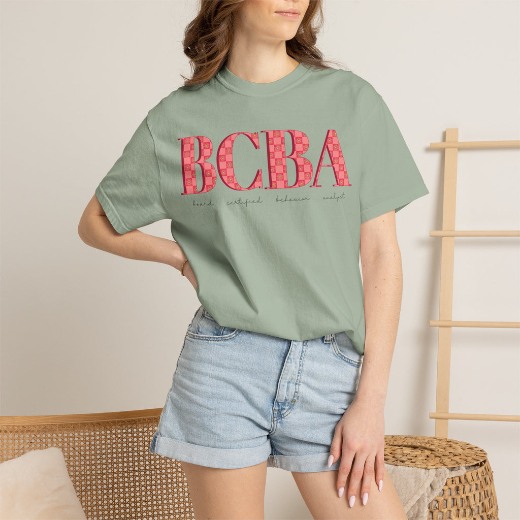 BCBA Flower Check | Comfort Colors