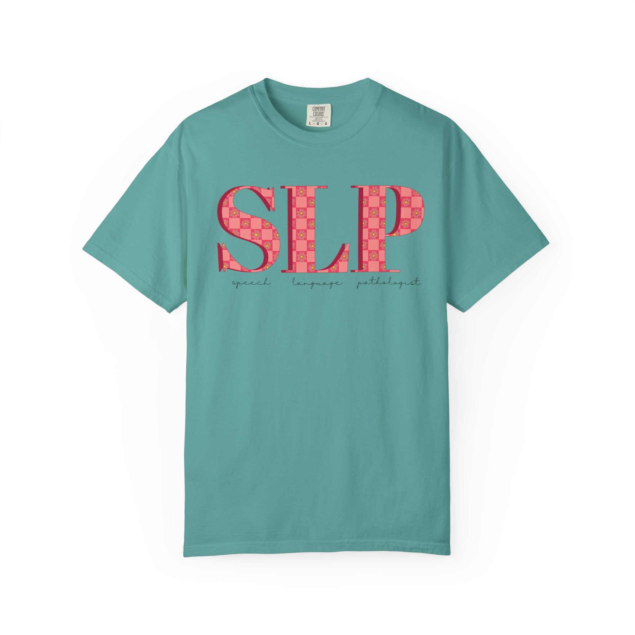 SLP Flower Check | Comfort Colors
