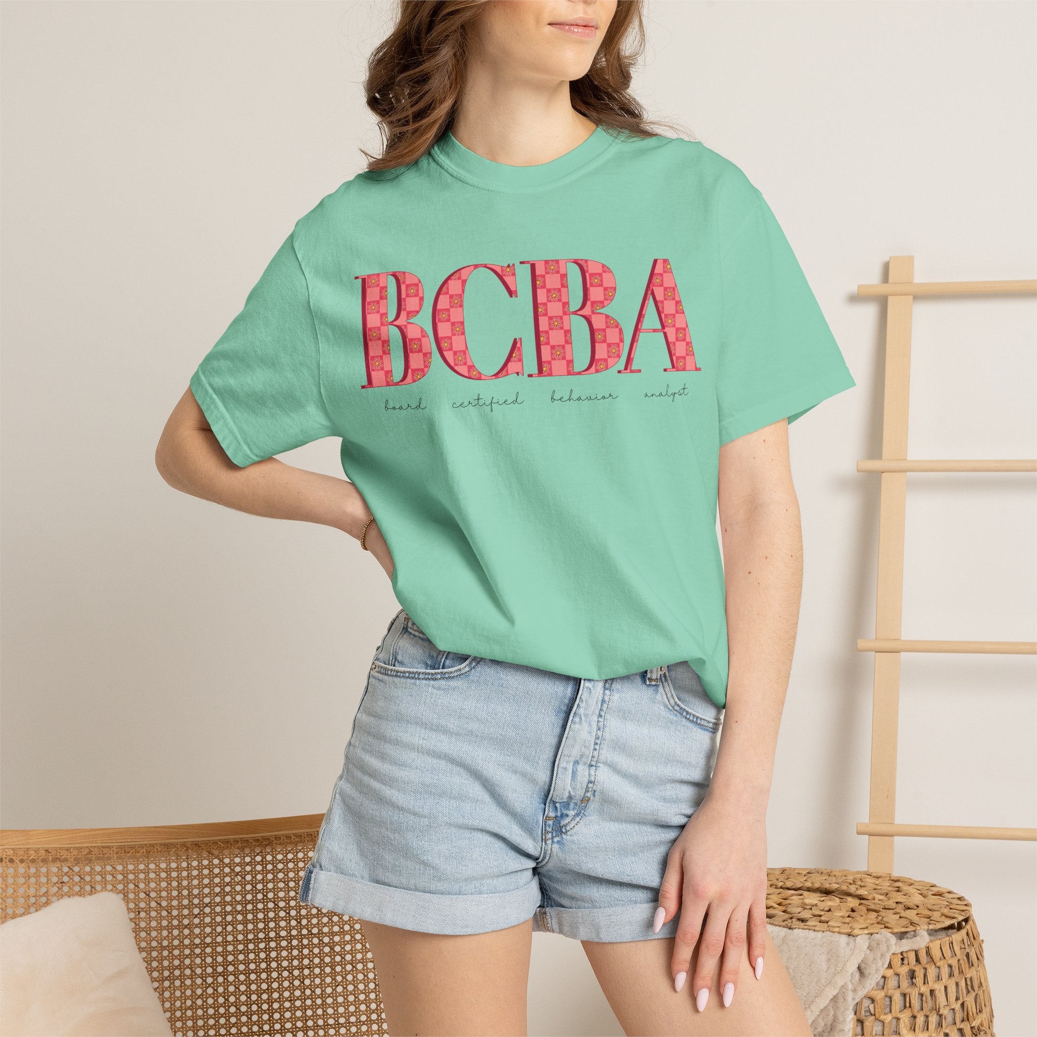 BCBA Flower Check | Comfort Colors