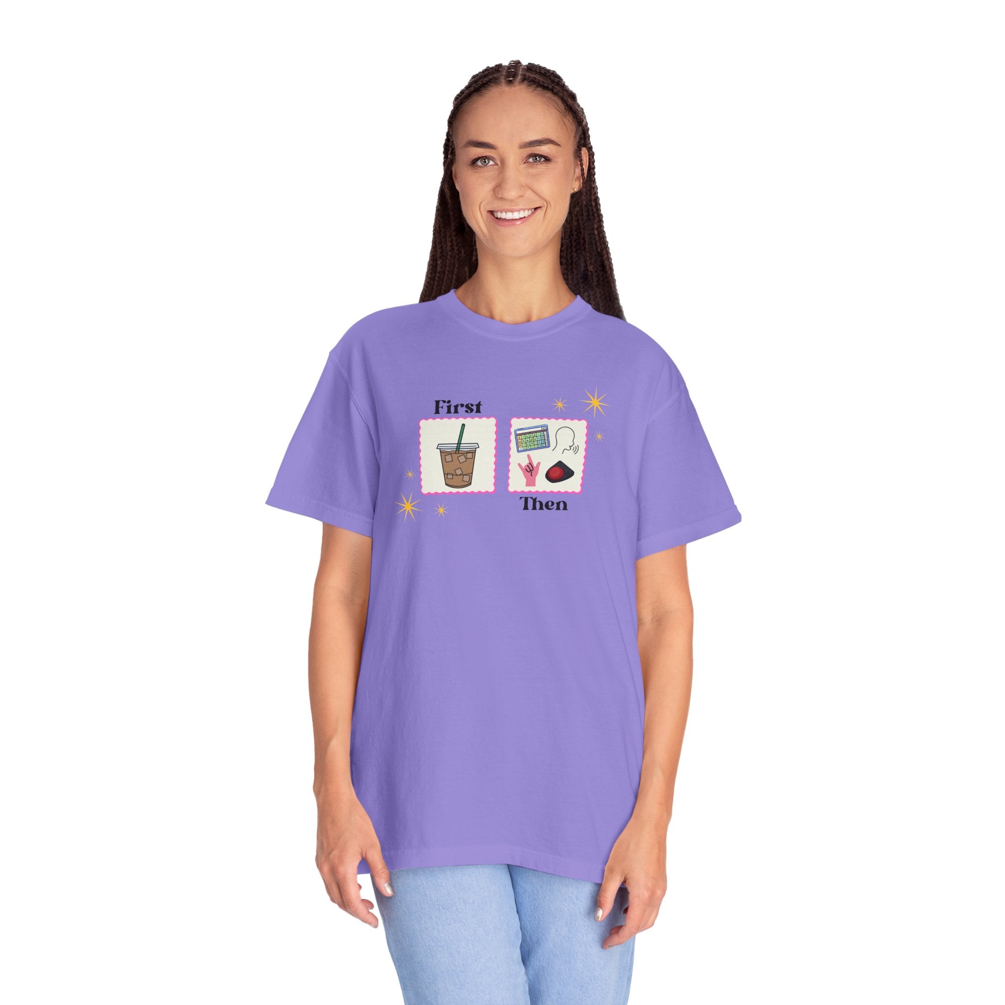First Coffee Then Speech Therapy | SLP | T Shirt
