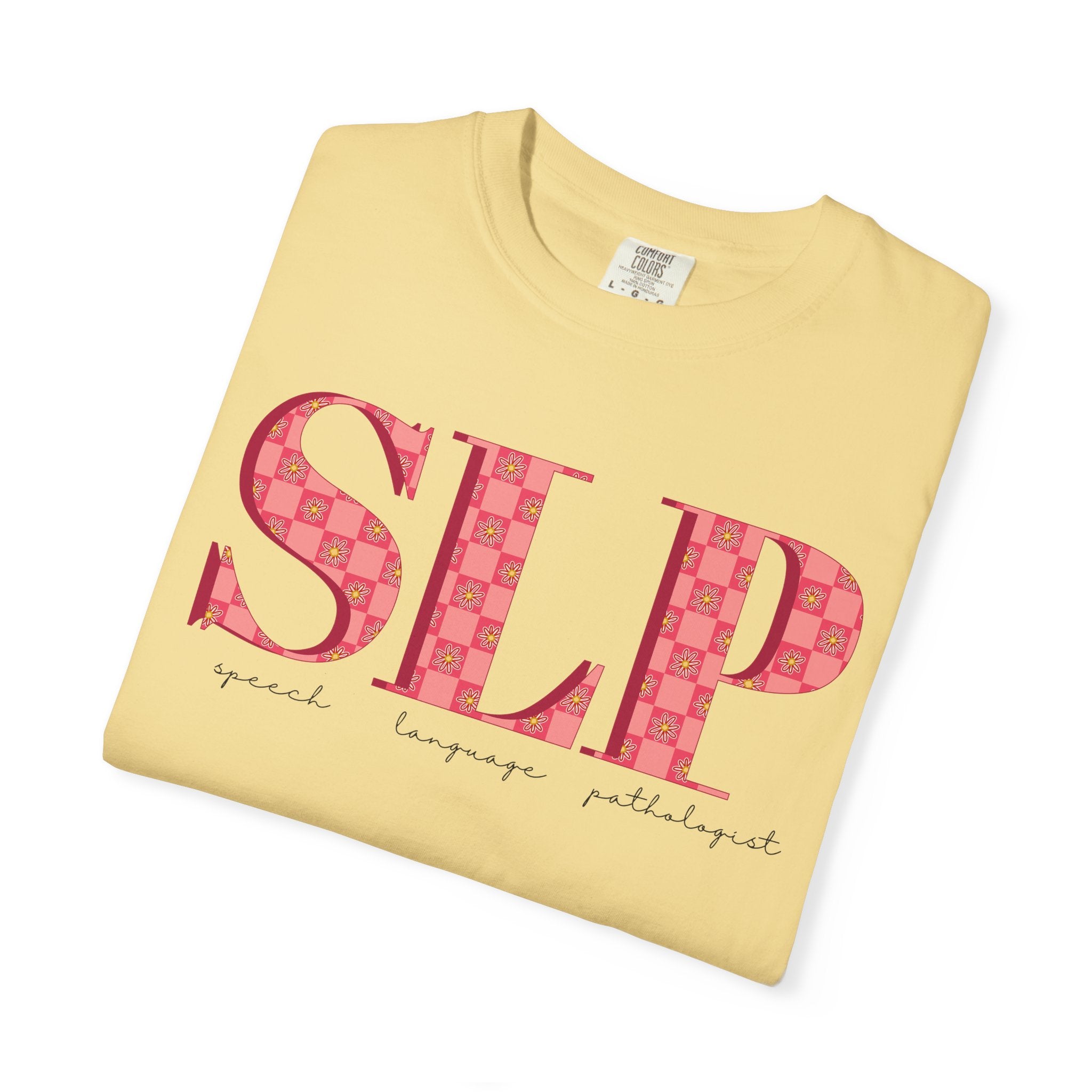 SLP Flower Check | Comfort Colors