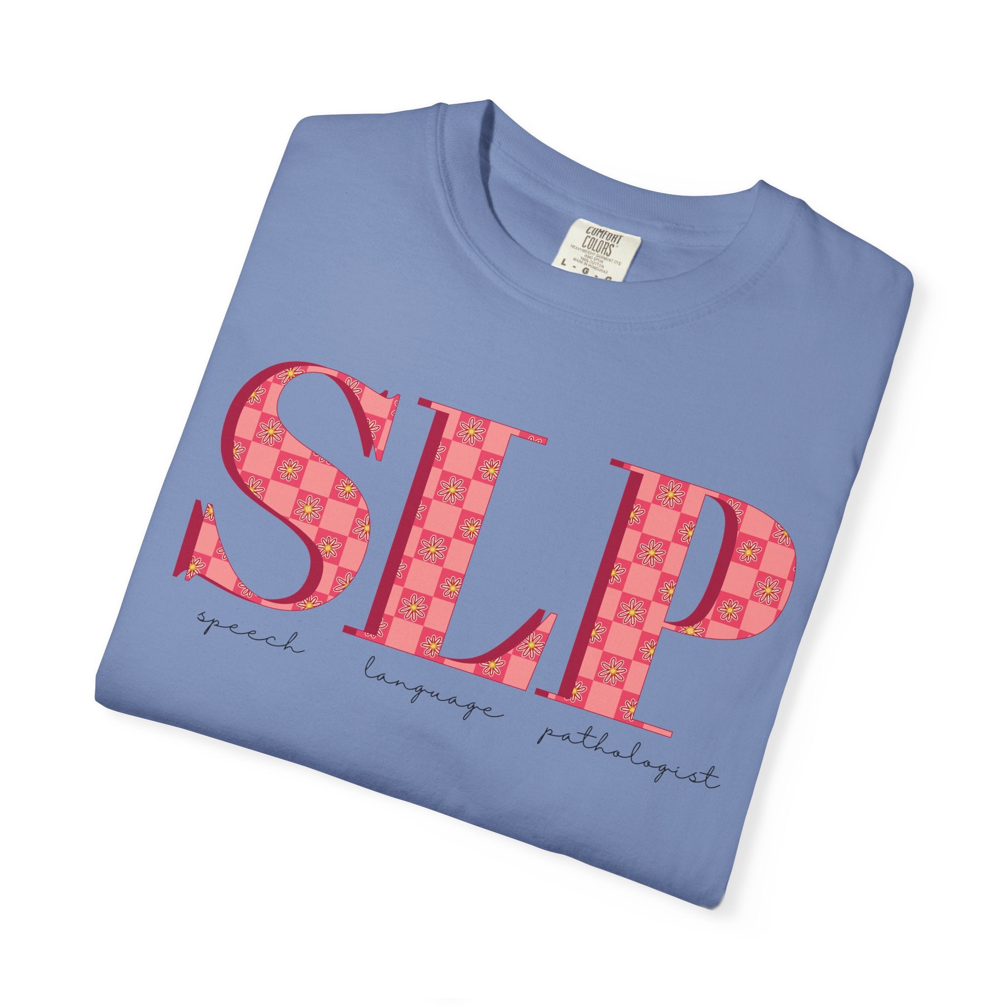 SLP Flower Check | Comfort Colors