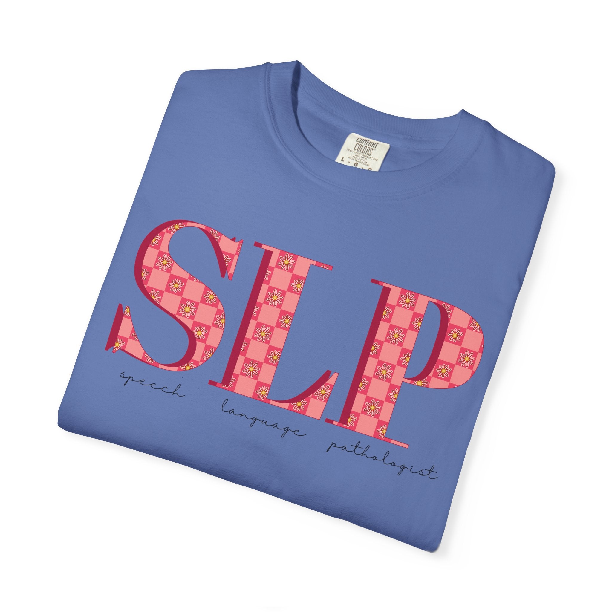 SLP Flower Check | Comfort Colors