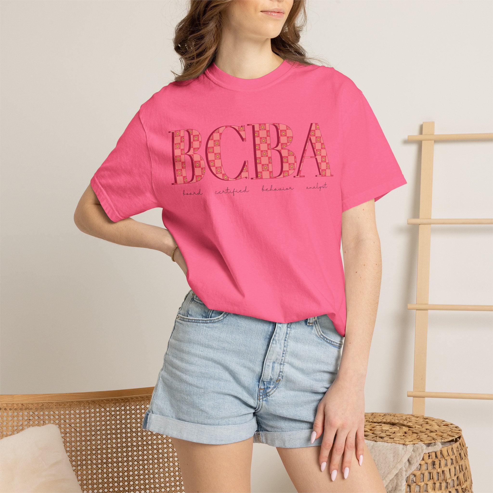 BCBA Flower Check | Comfort Colors