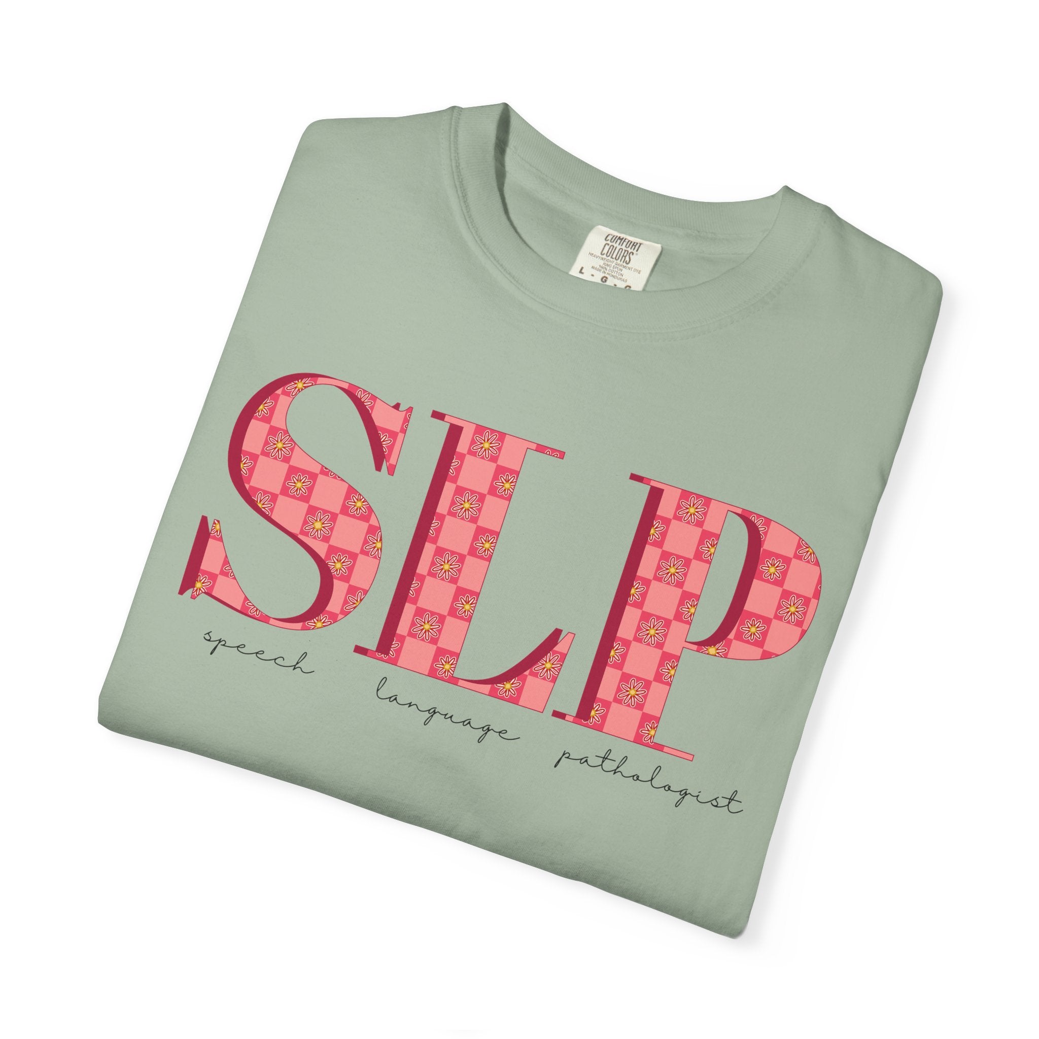 SLP Flower Check | Comfort Colors