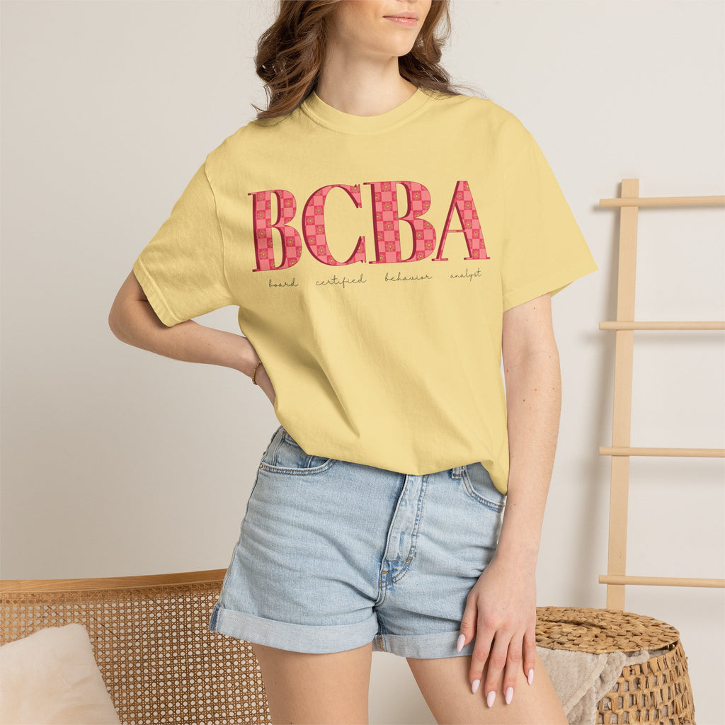 BCBA Flower Check | Comfort Colors