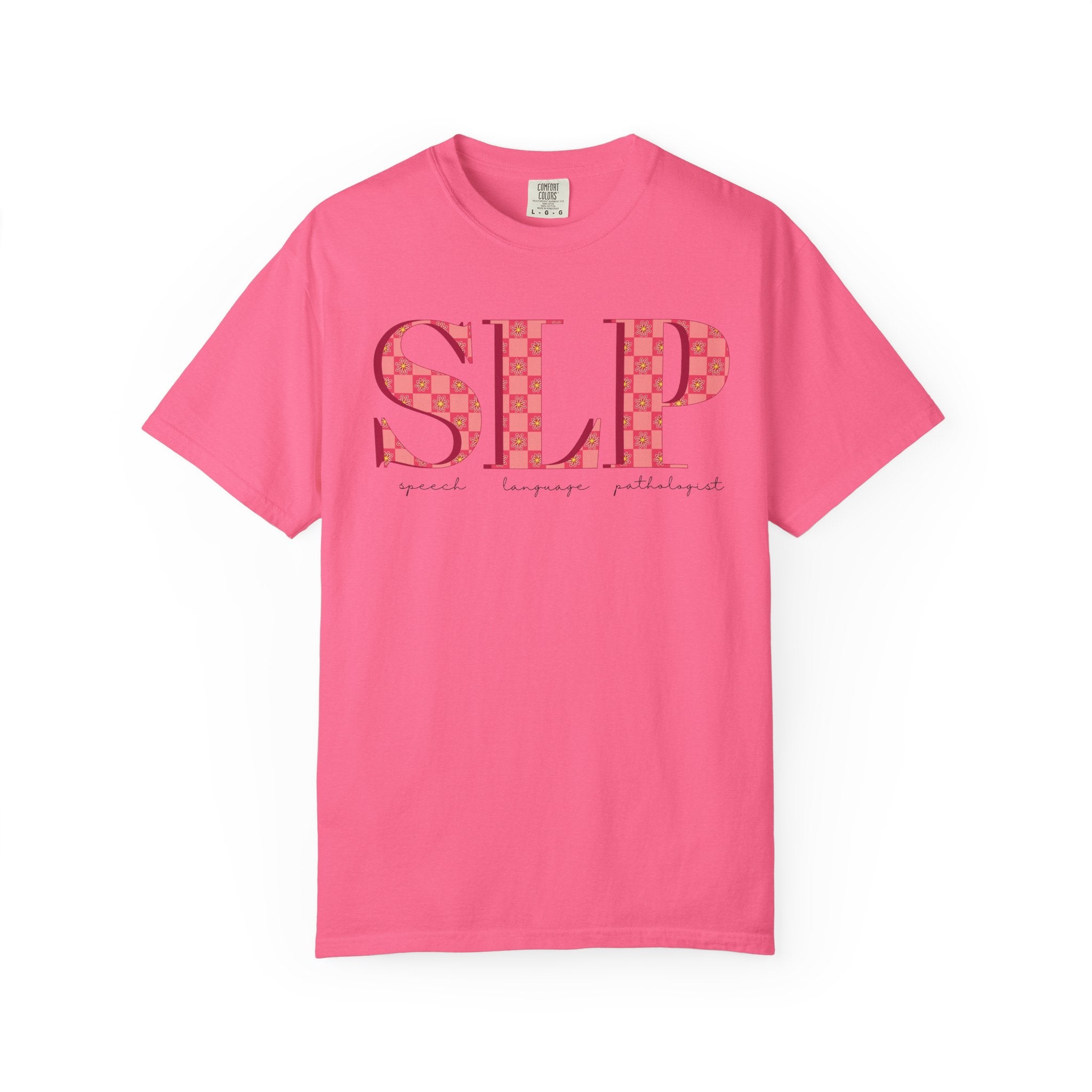SLP Flower Check | Comfort Colors