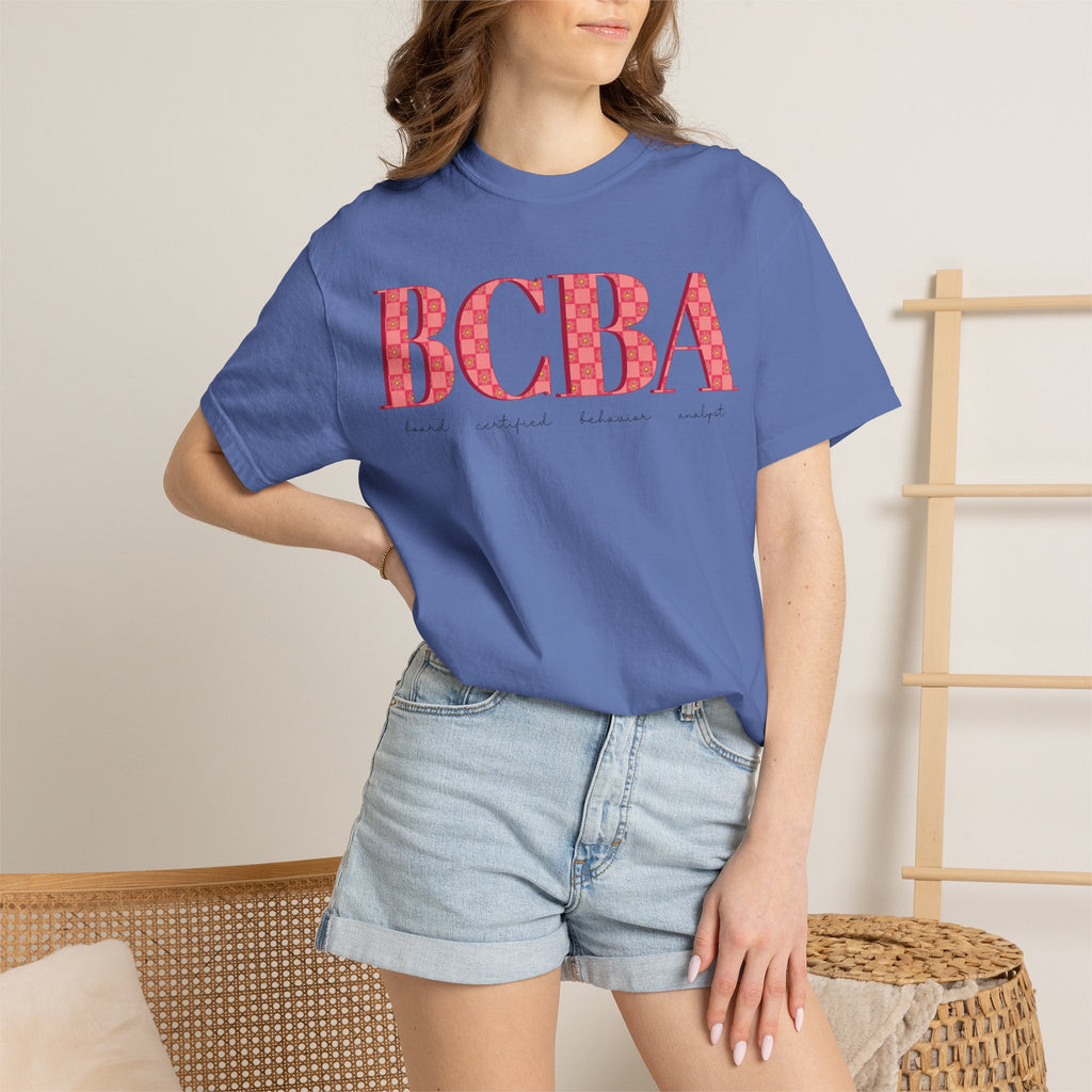 BCBA Flower Check | Comfort Colors
