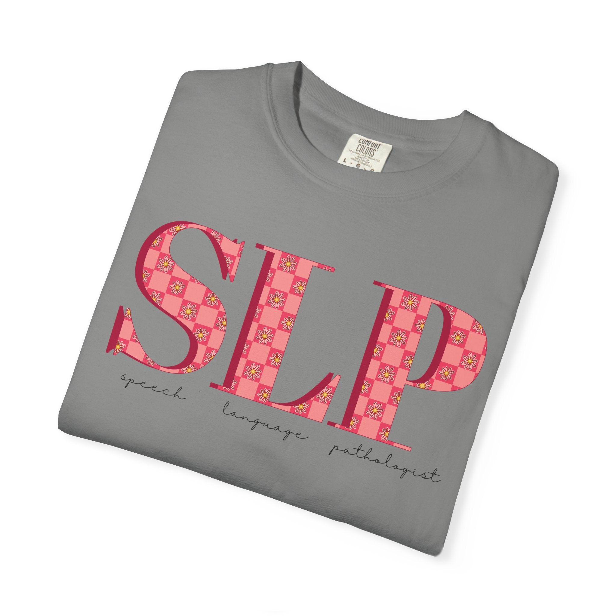 SLP Flower Check | Comfort Colors