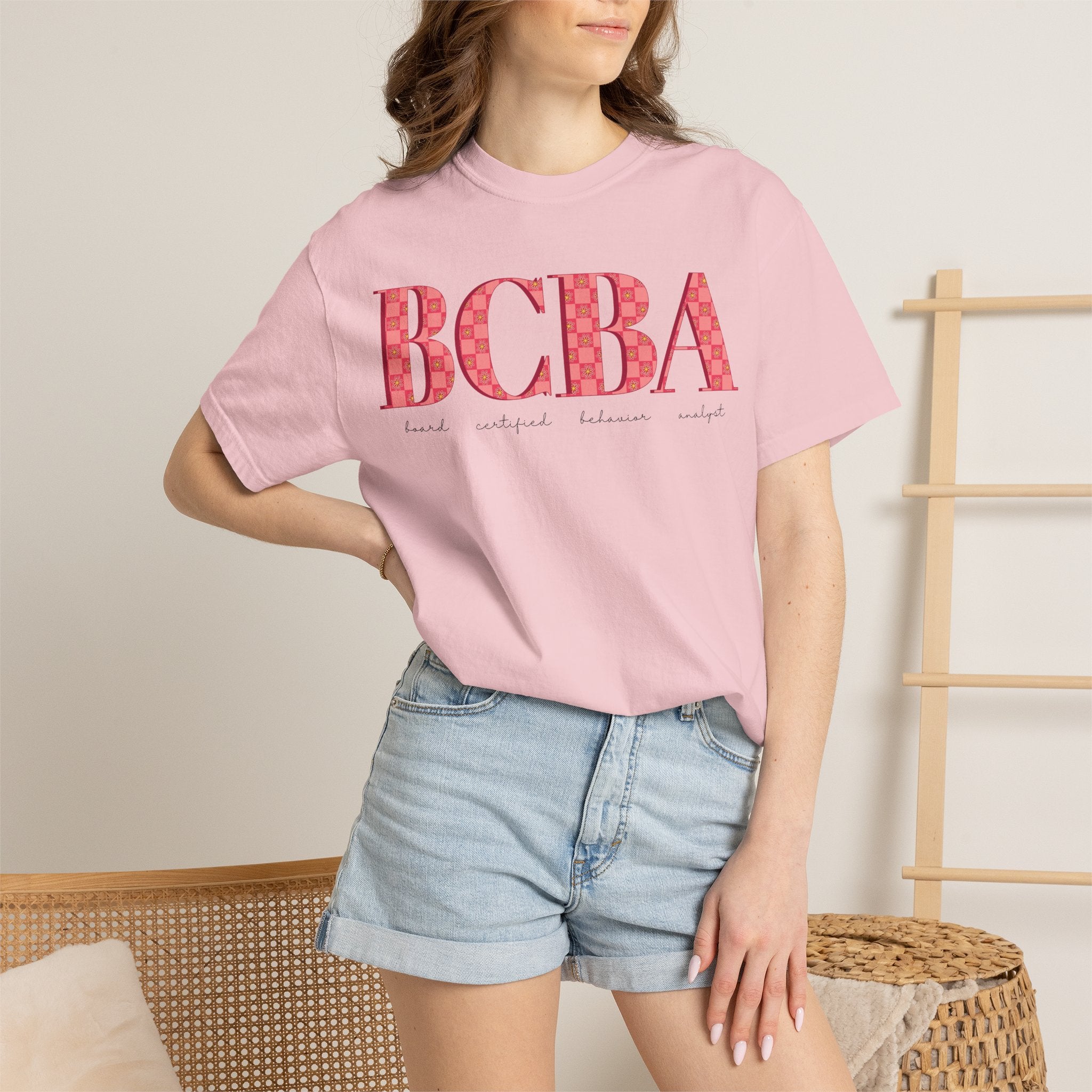 BCBA Flower Check | Comfort Colors