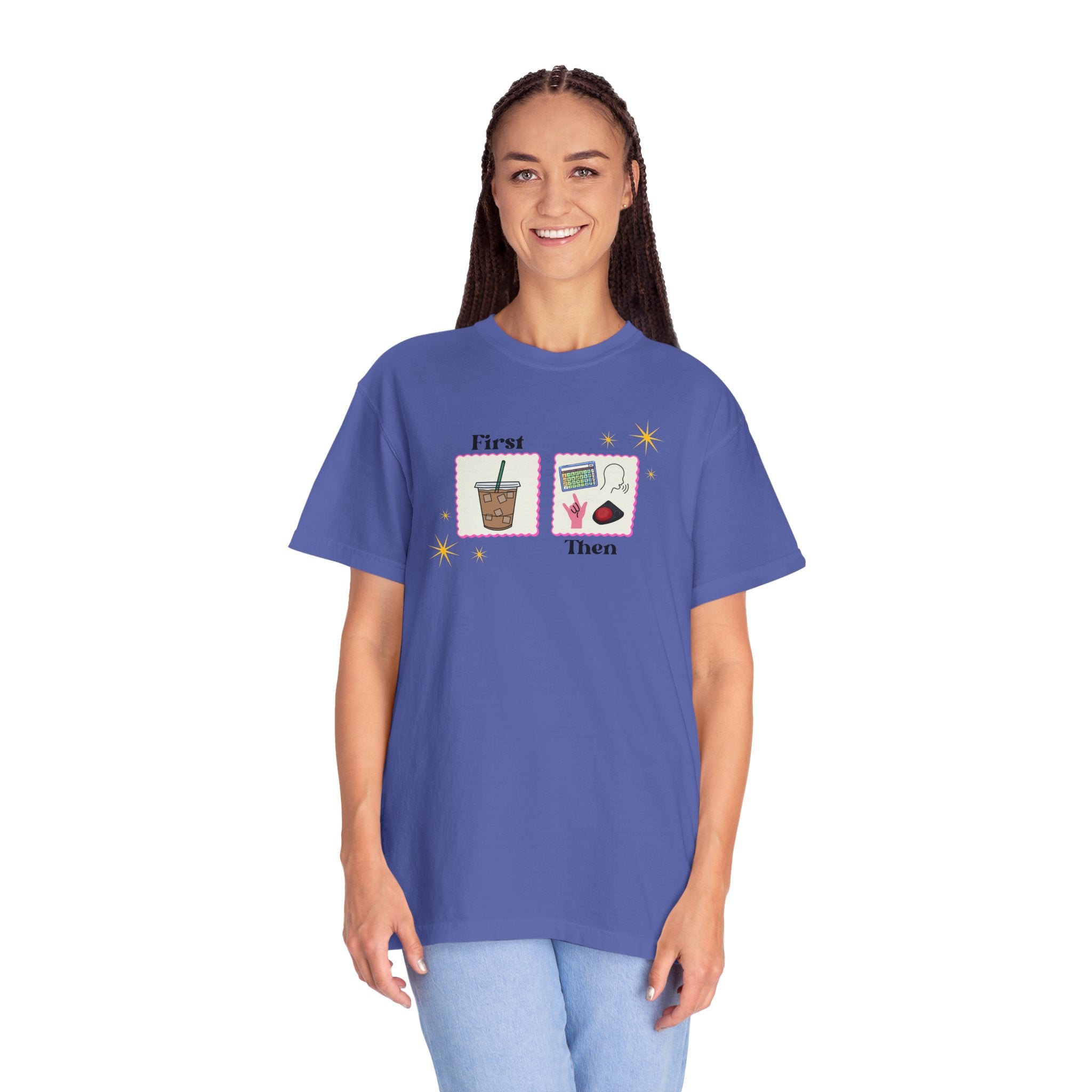 First Coffee Then Speech Therapy | SLP | T Shirt