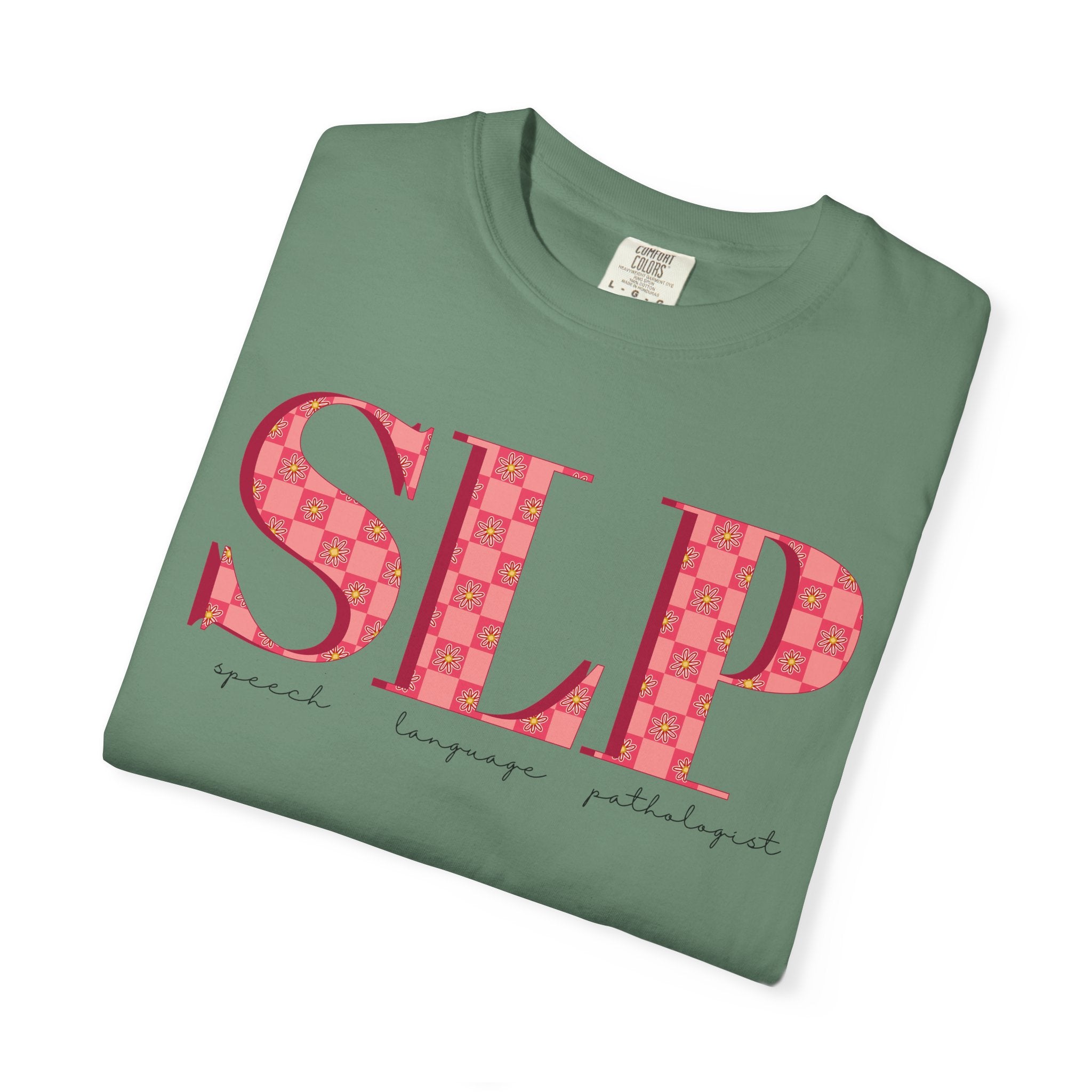 SLP Flower Check | Comfort Colors