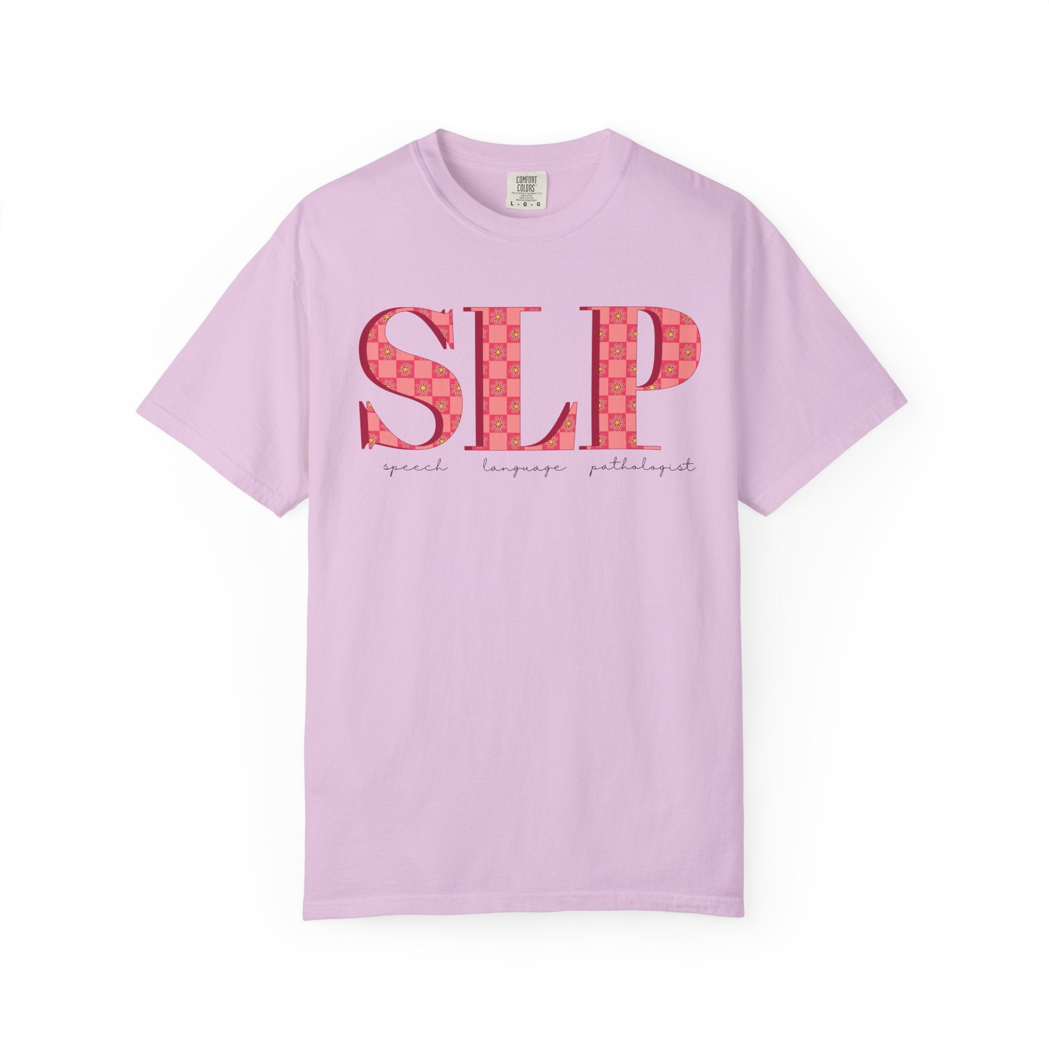 SLP Flower Check | Comfort Colors