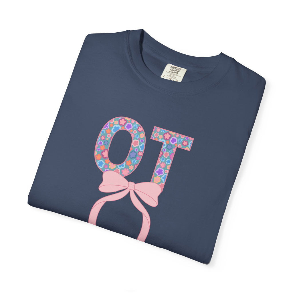 OT | Occupational Therapy | T-Shirt | Doodle Flowers | Comfort Colors