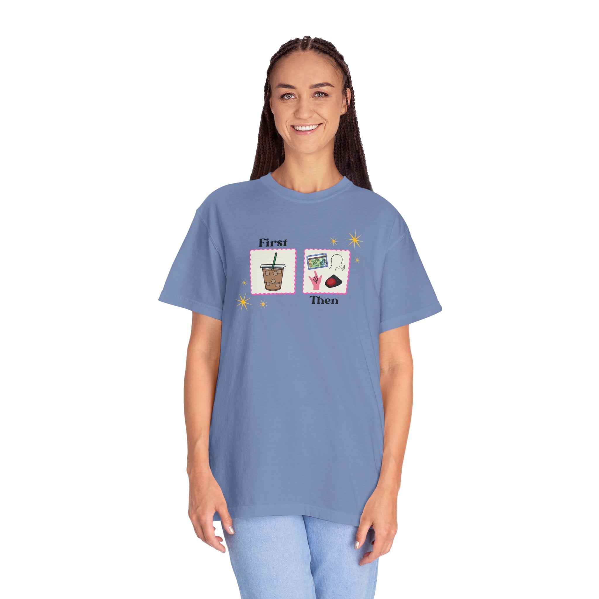 First Coffee Then Speech Therapy | SLP | T Shirt
