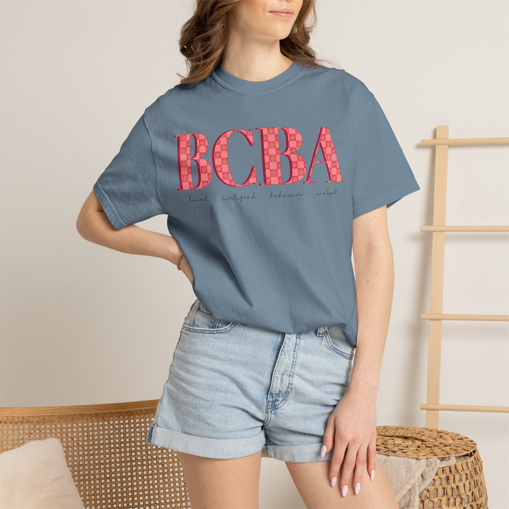BCBA Flower Check | Comfort Colors