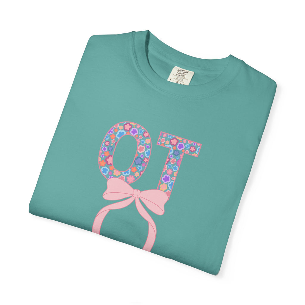 OT | Occupational Therapy | T-Shirt | Doodle Flowers | Comfort Colors