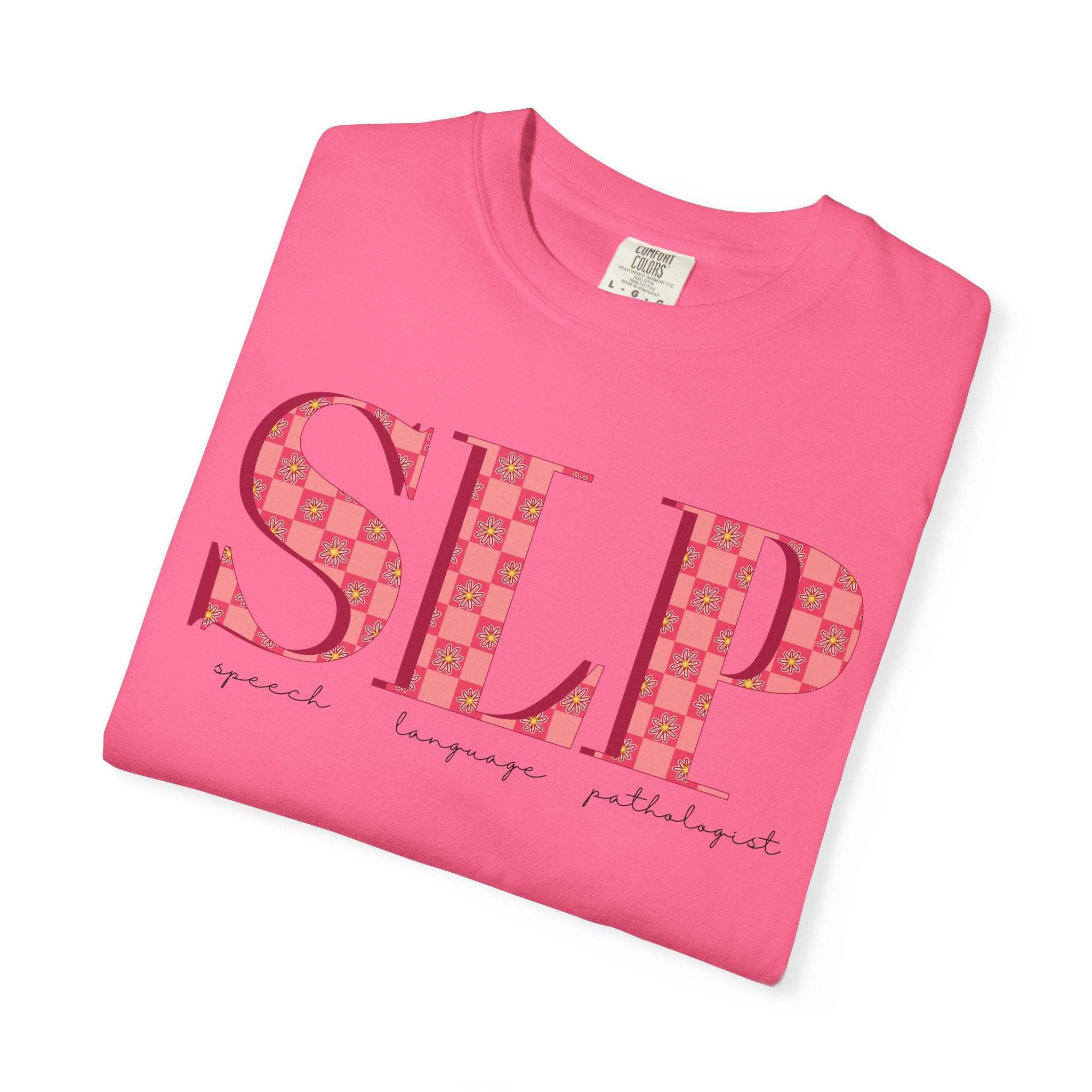 SLP Flower Check | Comfort Colors