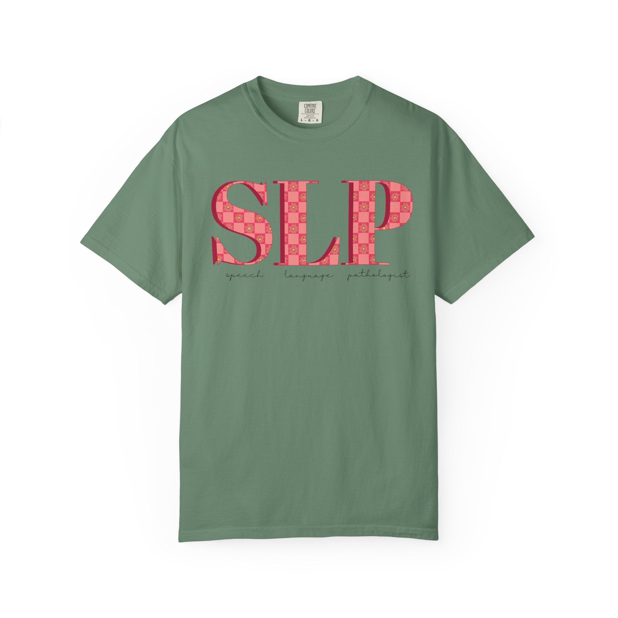 SLP Flower Check | Comfort Colors